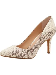 Heel Type: Stiletto. Toe Type: Pointed. Care Instructions: Spot Clean Only. Heel Height: 3. Manufacturer Color: Beige....