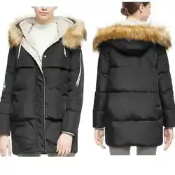 Detachable Hood fur, and adjustable collar is adapted to cold weather better. Long decorative zippers on both sides of...
