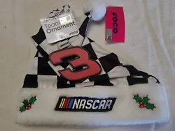 Dale Earnhardt Sr. #3 Number NASCAR Christmas Ornament 3x3