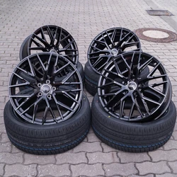 Contenu de la livraison : 4x nouvelles jantes en aluminiumRS4 8Jx18 ET30 5x112 Noir20x boulons de roue (si les boulons...