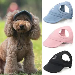 1PC Dog Hat. Pet cap,canvas material,wear-resistant,bright color. Fine and even stitching to ensure the quality of the...