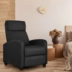【THREE RELAXATION MODES】: You can enjoy your favorite sitting positions on this adjustable reclining chair, no...