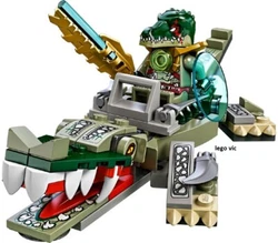 Lego 70126 Legends Of Chima. Réf : C315. Crocodile Legend Beast. complet à 100 %. Envoi soigné.