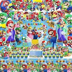 Let your child have a great party with mario and his friends. Catch everything you need for a party. Main content: 1...