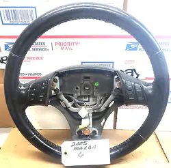                            2003 04 05 06 07 08 Mazda 6 Steering Wheel Leather Black OEMUSED IN GREAT...