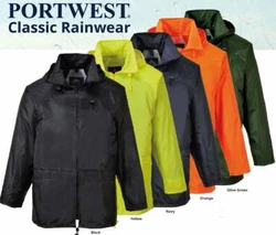 PORTWEST US440 CLASSIC. WATERPROOF RAIN JACKET. Waterproof Jacket with Sealed Seams. WITH SEALED SEAM & ADJUSTABLE...