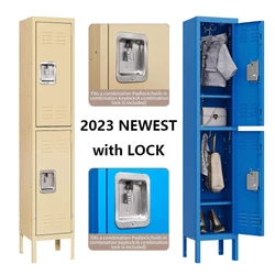 The locker can be used alone or with more lockers to create a full locker system. Locker storage cabinet details. 71”...