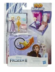 Inspired by the Disney Frozen 2 movie, Elsas Bedroom pop-up playset is designed to be a carry-and-go case with a...