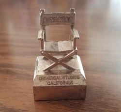 Vintage Pencil Sharpener Universal Studios California Director Chair. Preowned souvenir collectible. Please view all...