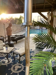 Official Olympic Barbell Curl BarBrand newNever usedLeft outside while it recently rainedI can remove the light rust...