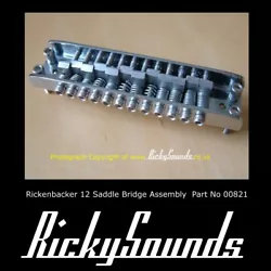 Pont de selle Rickenbacker 12 Chevalet à 12 selles utilisé sur de nombreuses rééditions vintage Rickenbacker et...