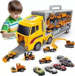 Toys for toddler boys 3-5 years old. 【High quality toy truck】This toddler toys for 3 4 5 year old boys set is made...