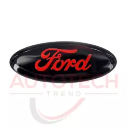 This emblem can fit on both the rear tailgate and front grille. (Front Grille Only). BLACK & RED Edge Explorer...