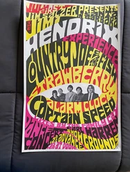 This is from a show Jimi played in Santa Barbara California.