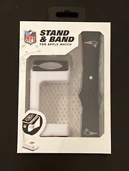 New England Patriots NFL Official Stand and Band for Apple Watch NEW IN BOX. Condition is 