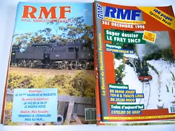 Lot 11 revues RMF. 32 pp - format 21 x 29. n° 312 - 313 - 319 (1990).