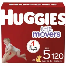 Our #1 Fitting Diaper, Huggies Little Movers Diapers are designed for active babies! Little Movers now feature Huggies...