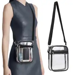 · QUALITY HARDWARES: Zippers of the clear bag are quality and sturdy, smooth to slide and long lasting. Its strap is...