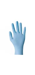 SHOWA 7500PFL Disposable Gloves,Nitrile,L,PK100 CS Of 10 Packs.