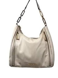 Elevate your style with this stunning Off White Hobo Bag from Michael Kors. Crafted from high-quality leather, this...