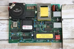 This is a vintage modem card from a Logic LCS 286 computer. The PC turned on before I took it apart, but I didnt have a...
