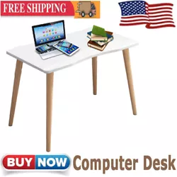 1 x Computer Desk (Only Desk, not included Chair). With the designs of 4 solid wood legs and hollow space under the...