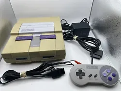 TESTED Super Nintendo SNES Console Bundle System SNS-001 OEM Controller.