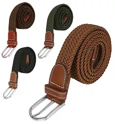 Elégante, pratique et discrète, cette ceinture tressée en élastique s’adapte à toutes les tailles et tous les...