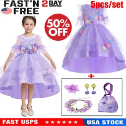 Including 5PCS: Dress Outfit, Earrings,Handbag,hairpin and flower crown. unless there are problems with the order. More...