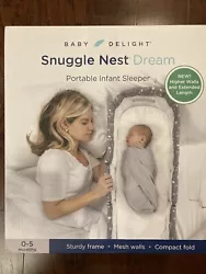 Baby Delight Snuggle Nest Dream Portable Infant Sleeper.