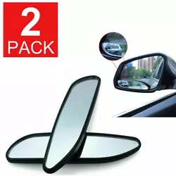 New Design: Newest upgrade rotate adjustable blind spot mirror, maximize your view with wide angle in car. 2 x Car...