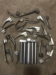 31 Piece Lot ADC Laryngoscope Blades Stainless Mac Miller Handles Mixed Lot 31x. Condition is Used. Shipped with USPS...