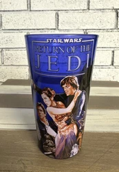 Star Wars Glass Cup Return Of The JEDI 5.5” high Excellent Condition.