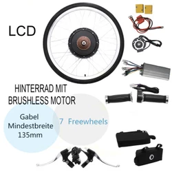 36v 50 0w Lcd Ebike Conversion Kit for Rear Wheel. 36v 500 w Motor. Connectors and Fuse. Spokes and Aluminum Circle....