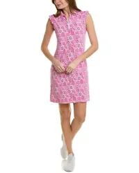 Color/pattern: terra pink. Approximately 35.5in from shoulder to hem. Model is 511 and is wearing a size small....