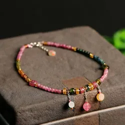 Healing Jewelry: anxiety & stress relieving anklet. Crystal brings positive energy to your daily life. Terrific...