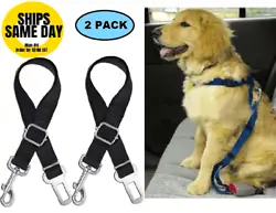 Pet Safety Seatbelt Product Features ---High quality nylon fabric, durable buckles and adjustable strap ---Tangle-free:...