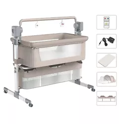 Portable : our bedside bassinet can be placed anywhere your child wants to sleep or play. Four wheels make it easy to...