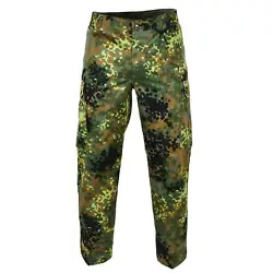 No holes, repairs or stains. Great looking German Army Flecktarn Camo combat pants. NOS, new, non-issued condition for...