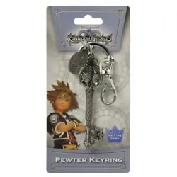 Kingdom Hearts: Oblivion Keyblade Pewter Key Ring Keychain.