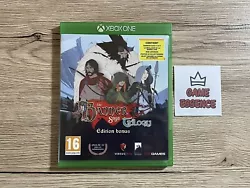 The Banner Saga Trilogy Edition Bonus Xbox One Complet PAL FR Excellent état général, CD de jeu en très bon état...