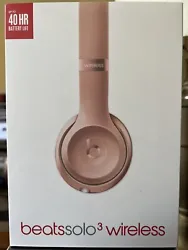 Beats by Dr. Dre Solo3 Wireless On the Ear Headphones - Rose Gold.