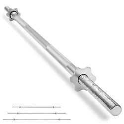 The Philosophy Gym Weightlifting Barbell Threaded Straight Bar is an excellent option for any lifter, fitness...