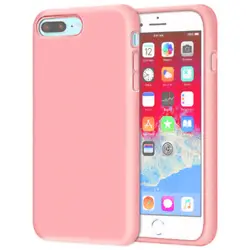 For iPhone 5/5s/SE 2016 Liquid Silicone Gel Rubber Shockproof Case LIGHT PINK iPhone 5/5s/SE 2016 Liquid Silicone Gel...