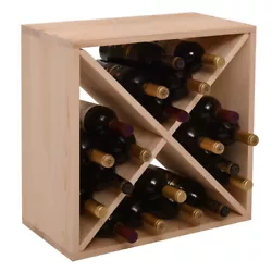 Built to hold up to 24 bottles of your finest Chateau, the Rustic Wine Rack is the perfect choice. Rustic Wine Rack is...