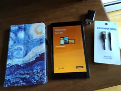 Amazon Fire HD 8 (7th Generation) tablet,  16GB, Wi-Fi, 8In screen. Excellent condition.  Bundle includes charger,...