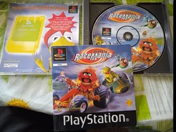 Jeux Vidéo PS1 Muppet Race Mania en français. Il a lair rare, encore plus en français, il est complet, avec notice...