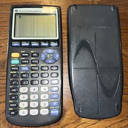 Texas Instruments TI-83 Plus Graphing Calculator For Parts or Repair Only As Is. Screen is failing. Includes cover.