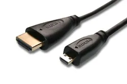 Longueur: 5 m Couleur : Noir Connexions : HDMI-A (mâle) vers micro HDMI-D (mâle) Compatible full HD 1080 Internet via...
