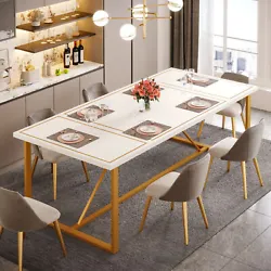 WORKS FOR MULTI OCCASIONS: Simple design makes the table seamlessly integrates with any setting, from hosting dinner...